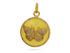 Pave Diamond Butterfly Medallion Pendant, (DPM-1179)